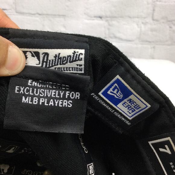 New Era 59Fifty Black Pittsburgh Official on Field Embroidered Logo Fitted Hat 7 - Picture 12 of 14